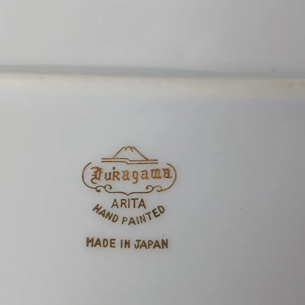 VINTAGE RARE FUKAGAWA ARITA HAND PAINTED 2 PLATTERS AND 1 SERVING BOWL LOT